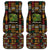 Ivory Coast Car Mats with Taï National Park Wildlife Map Design - Wonder Print Shop