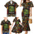 Ivory Coast Family Matching Mermaid Dress and Hawaiian Shirt with Taï National Park Wildlife Map Design - Wonder Print Shop