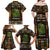 Ivory Coast Family Matching Off Shoulder Maxi Dress and Hawaiian Shirt with Taï National Park Wildlife Map Design - Wonder Print Shop