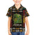 Ivory Coast Family Matching Puletasi and Hawaiian Shirt with Taï National Park Wildlife Map Design - Wonder Print Shop