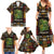 Ivory Coast Family Matching Summer Maxi Dress and Hawaiian Shirt with Taï National Park Wildlife Map Design - Wonder Print Shop