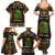 Ivory Coast Family Matching Summer Maxi Dress and Hawaiian Shirt with Taï National Park Wildlife Map Design - Wonder Print Shop