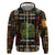 Ivory Coast Hoodie with Taï National Park Wildlife Map Design - Wonder Print Shop