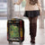 Ivory Coast Luggage Cover with Taï National Park Wildlife Map Design - Wonder Print Shop