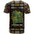 Ivory Coast T Shirt with Taï National Park Wildlife Map Design - Wonder Print Shop