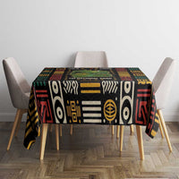 Ivory Coast Tablecloth with Taï National Park Wildlife Map Design - Wonder Print Shop