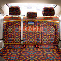 Uzbekistan Back Car Seat Cover with Traditional Geometric Motif Design - Wonder Print Shop