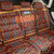 Uzbekistan Back Car Seat Cover with Traditional Geometric Motif Design - Wonder Print Shop