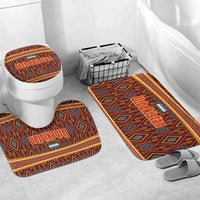 Uzbekistan Bathroom Set with Traditional Geometric Motif Design - Wonder Print Shop
