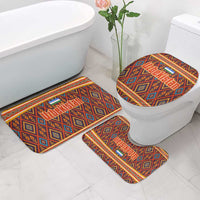 Uzbekistan Bathroom Set with Traditional Geometric Motif Design - Wonder Print Shop