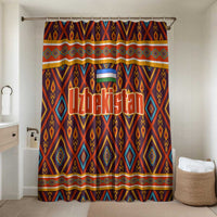 Uzbekistan Bathroom Set with Traditional Geometric Motif Design - Wonder Print Shop