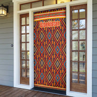 Uzbekistan Door Cover with Traditional Geometric Motif Design - Wonder Print Shop