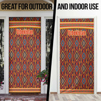 Uzbekistan Door Cover with Traditional Geometric Motif Design - Wonder Print Shop