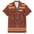 Uzbekistan Family Matching Summer Maxi Dress and Hawaiian Shirt with Traditional Geometric Motif Design - Wonder Print Shop