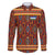 Uzbekistan Family Matching Summer Maxi Dress and Hawaiian Shirt with Traditional Geometric Motif Design - Wonder Print Shop