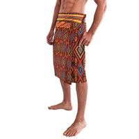 Uzbekistan Lavalava with Traditional Geometric Motif Design - Wonder Print Shop