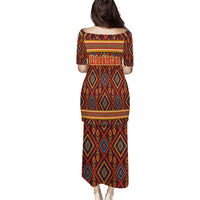 Uzbekistan Puletasi with Traditional Geometric Motif Design - Wonder Print Shop