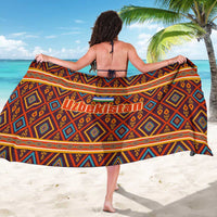 Uzbekistan Sarong with Traditional Geometric Motif Design - Wonder Print Shop