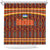 Uzbekistan Shower Curtain with Traditional Geometric Motif Design - Wonder Print Shop