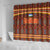 Uzbekistan Shower Curtain with Traditional Geometric Motif Design - Wonder Print Shop