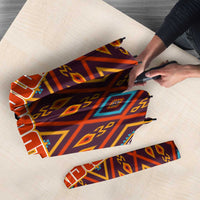 Uzbekistan Umbrella with Traditional Geometric Motif Design - Wonder Print Shop