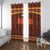 Uzbekistan Window Curtain with Traditional Geometric Motif Design - Wonder Print Shop