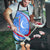 Uzbekistan Apron with Crescent Star and Ornamental Swirl Design - Wonder Print Shop