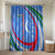 Uzbekistan Bathroom Set with Crescent Star and Ornamental Swirl Design - Wonder Print Shop