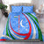 Uzbekistan Bedding Set with Crescent Star and Ornamental Swirl Design - Wonder Print Shop