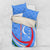 Uzbekistan Bedding Set with Crescent Star and Ornamental Swirl Design - Wonder Print Shop