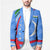 Uzbekistan Blazer with Crescent Star and Ornamental Swirl Design - Wonder Print Shop