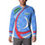 Uzbekistan Button Sweatshirt with Crescent Star and Ornamental Swirl Design - Wonder Print Shop