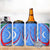 Uzbekistan 4 in 1 Can Cooler Tumbler with Crescent Star and Ornamental Swirl Design - Wonder Print Shop