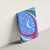 Uzbekistan Canvas Wall Art with Crescent Star and Ornamental Swirl Design - Wonder Print Shop