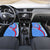 Uzbekistan Car Mats with Crescent Star and Ornamental Swirl Design - Wonder Print Shop