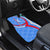 Uzbekistan Car Mats with Crescent Star and Ornamental Swirl Design - Wonder Print Shop