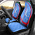 Uzbekistan Car Seat Cover with Crescent Star and Ornamental Swirl Design - Wonder Print Shop