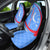 Uzbekistan Car Seat Cover with Crescent Star and Ornamental Swirl Design - Wonder Print Shop
