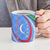 Uzbekistan Ceramic Mug with Crescent Star and Ornamental Swirl Design - Wonder Print Shop