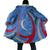 Uzbekistan Cloak with Crescent Star and Ornamental Swirl Design - Wonder Print Shop