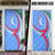 Uzbekistan Door Cover with Crescent Star and Ornamental Swirl Design - Wonder Print Shop