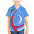 Uzbekistan Family Matching Mermaid Dress and Hawaiian Shirt with Crescent Star and Ornamental Swirl Design - Wonder Print Shop