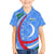 Uzbekistan Family Matching Summer Maxi Dress and Hawaiian Shirt with Crescent Star and Ornamental Swirl Design - Wonder Print Shop