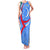 Uzbekistan Family Matching Tank Maxi Dress and Hawaiian Shirt with Crescent Star and Ornamental Swirl Design - Wonder Print Shop