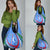 Uzbekistan Grocery Bag with Crescent Star and Ornamental Swirl Design - Wonder Print Shop