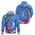 Uzbekistan Hoodie with Crescent Star and Ornamental Swirl Design - Wonder Print Shop