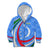 Uzbekistan Kid Hoodie with Crescent Star and Ornamental Swirl Design - Wonder Print Shop