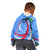Uzbekistan Kid Hoodie with Crescent Star and Ornamental Swirl Design - Wonder Print Shop
