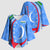 Uzbekistan Kimono Sleeve Blouse with Crescent Star and Ornamental Swirl Design - Wonder Print Shop