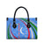 Uzbekistan Leather Bag with Crescent Star and Ornamental Swirl Design - Wonder Print Shop
